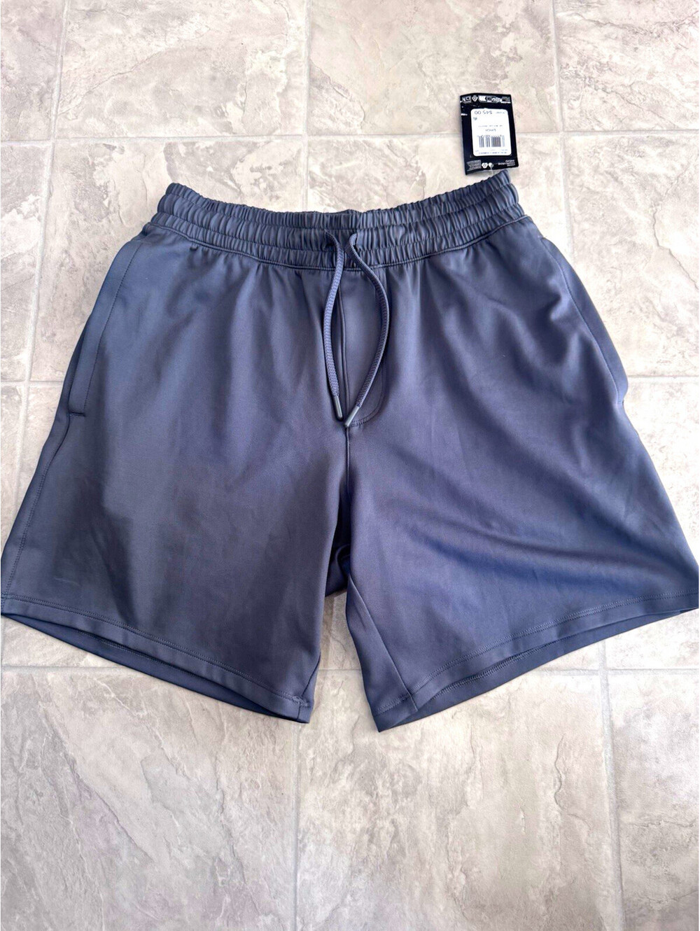 Under Armour Mens Gray Motion Shorts drawstring stretch Small